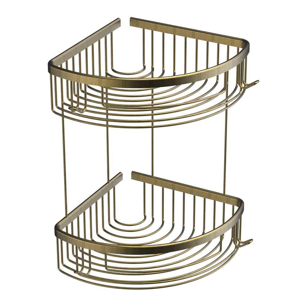Şampuanlık Oval Lux 20x20 İki Katlı Antik Sarı