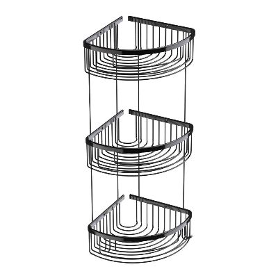 Şampuanlık Oval Lux 20x20 Üç Katlı Titan